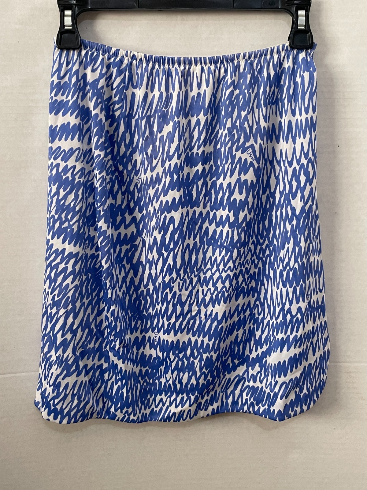 RARE Vtg Signature/Logo VERA Formfit Rogers Half Slip Nylon White Blue M
