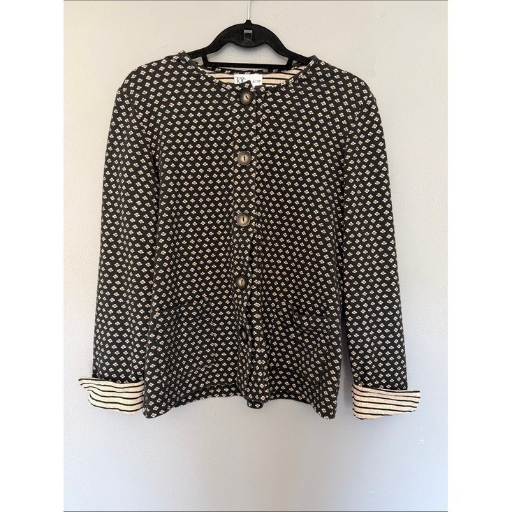 Tog Shop VTG Women’s Granny Cottage Core Patterned Twee Cardigan Jacket Med