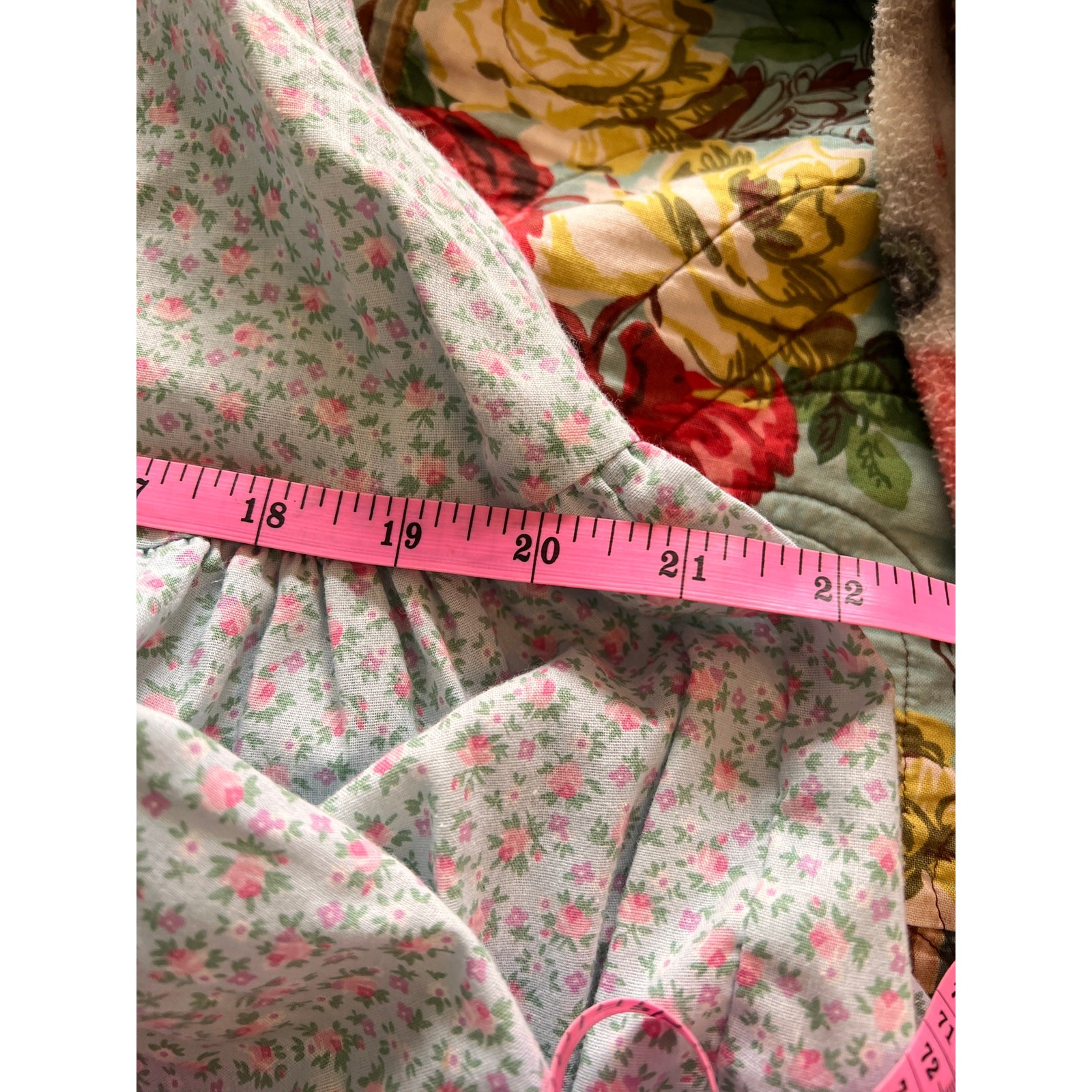 Vintage 70s floral prairie boho tiered skirt cottage core You Babes small