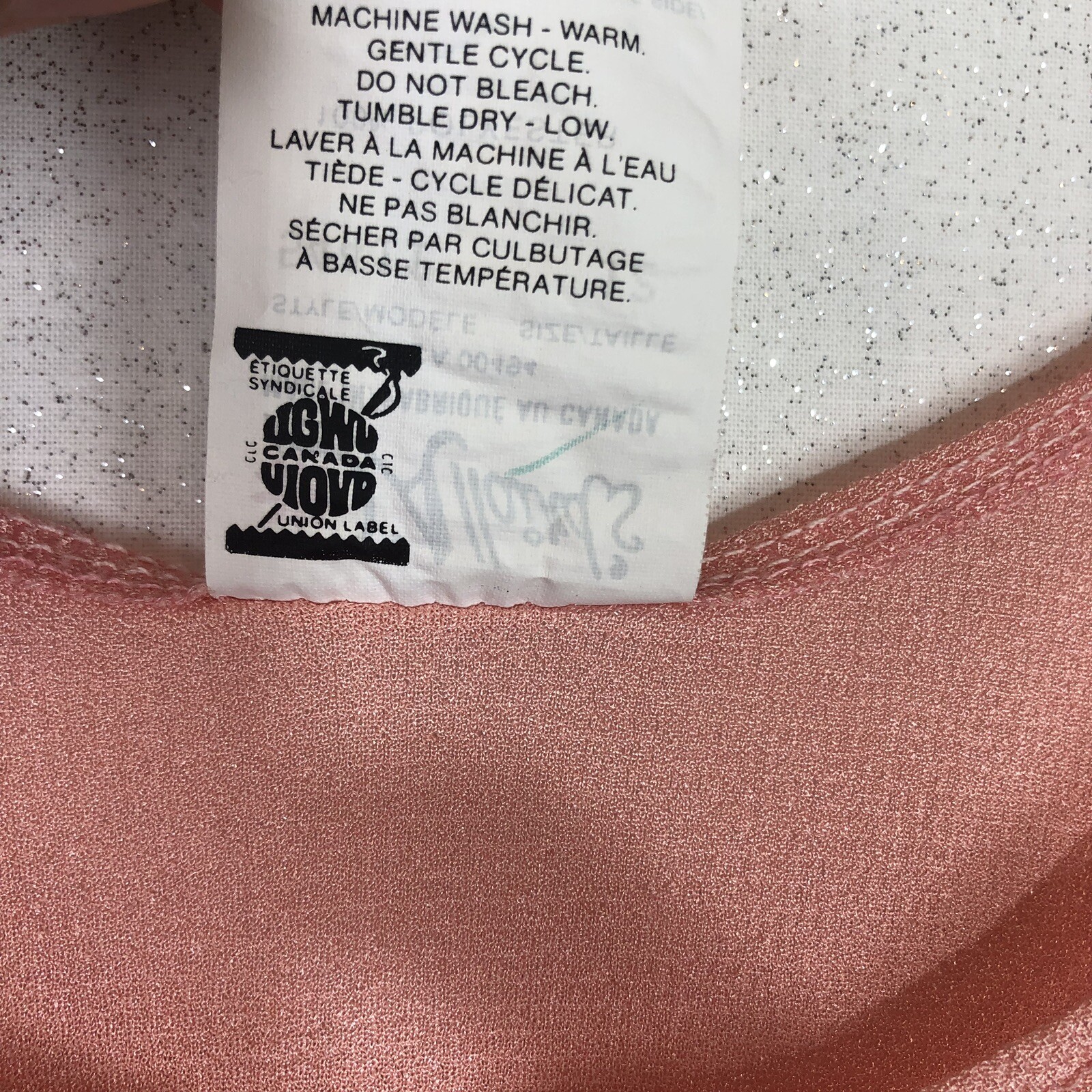 Vintage 60’s D’Allairds Sheer Lightweight Pink Sleeveless Mermaid Slip Dress 12