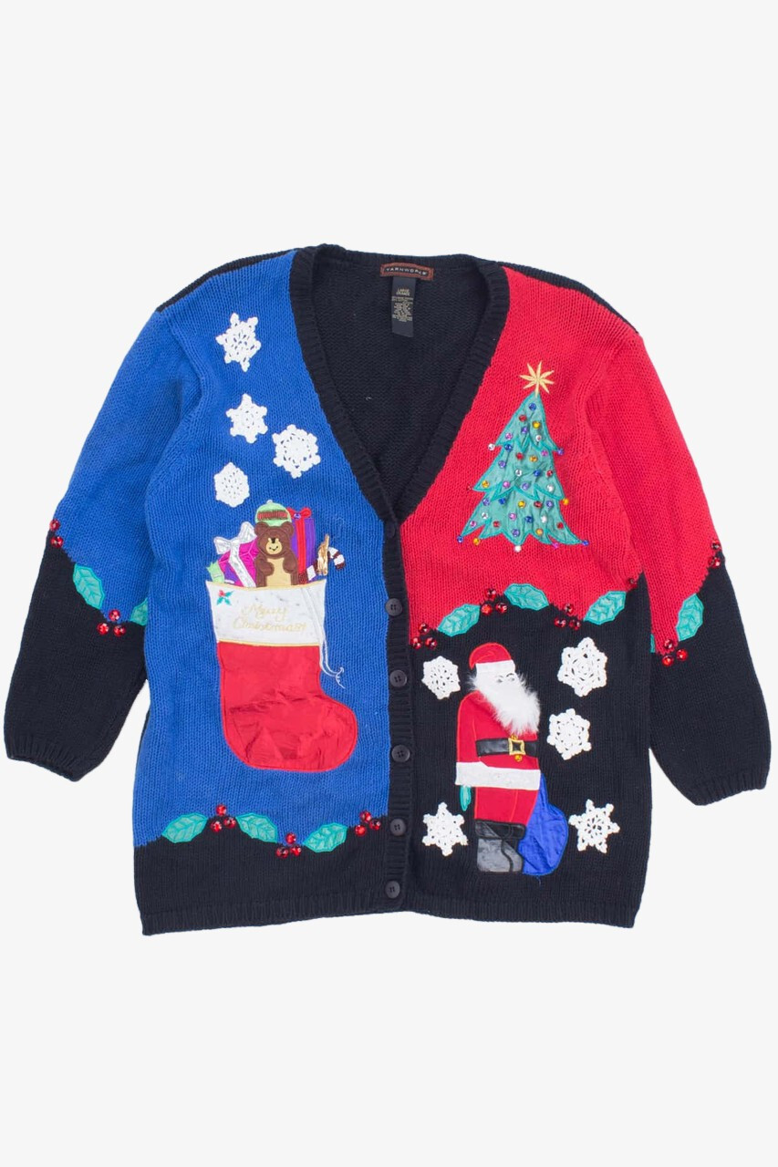 Multicolor Ugly Christmas Cardigan 53646