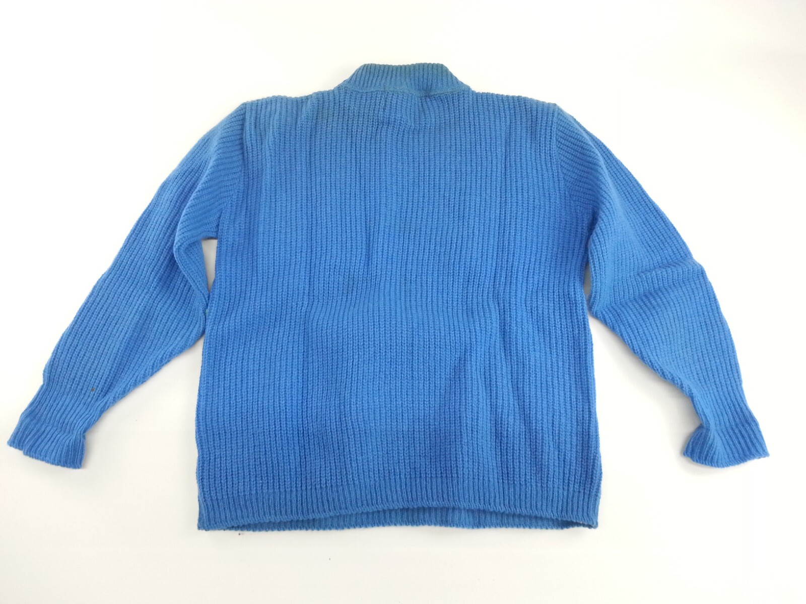 Vtg 1970’s Cunalam 100% Wool Blue Original Bag Select Sportswear Sweater