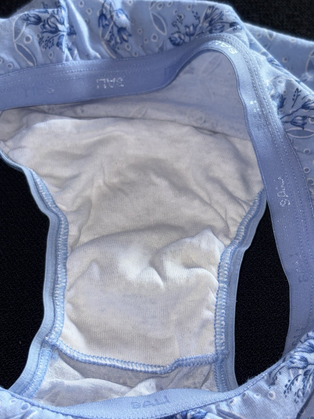 Bali 6 Hi-Cut French Leg Panty Underwear Hipster Cotton Floral Brief Underwear