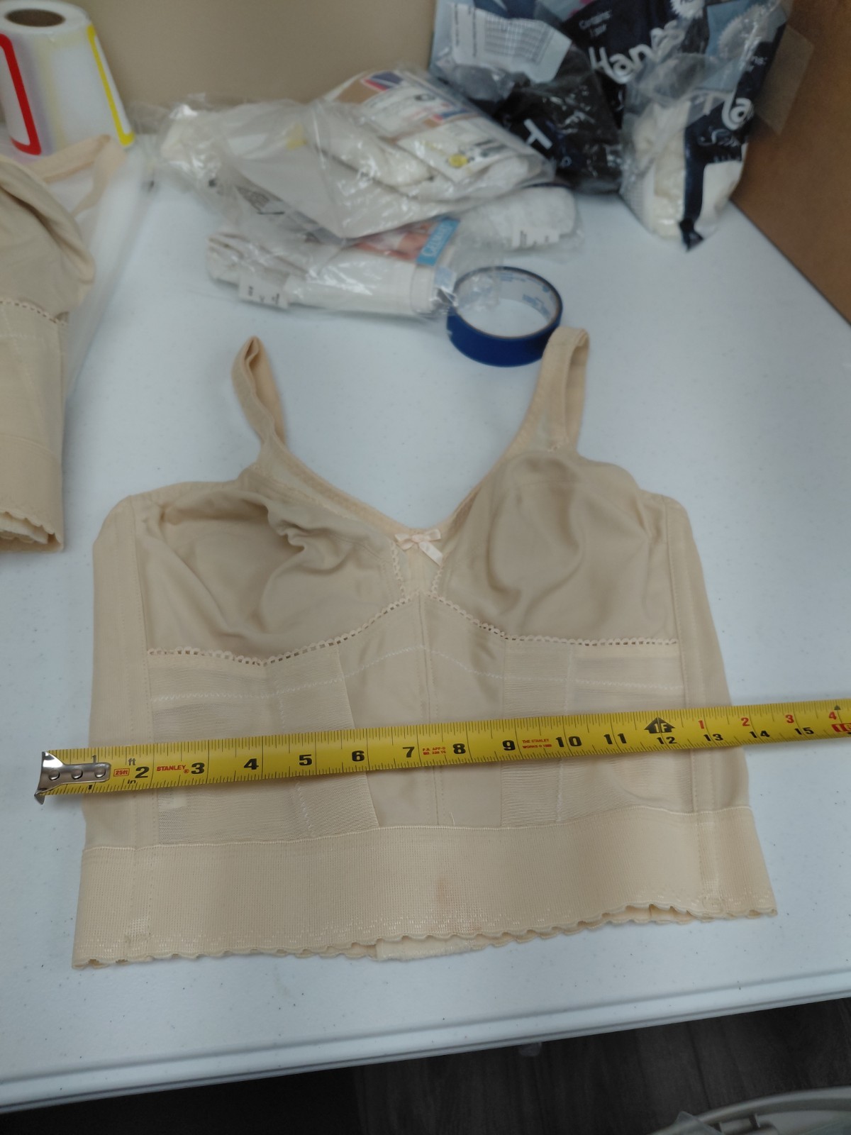 Vintage Crown-nette Longline Bra Size 36D