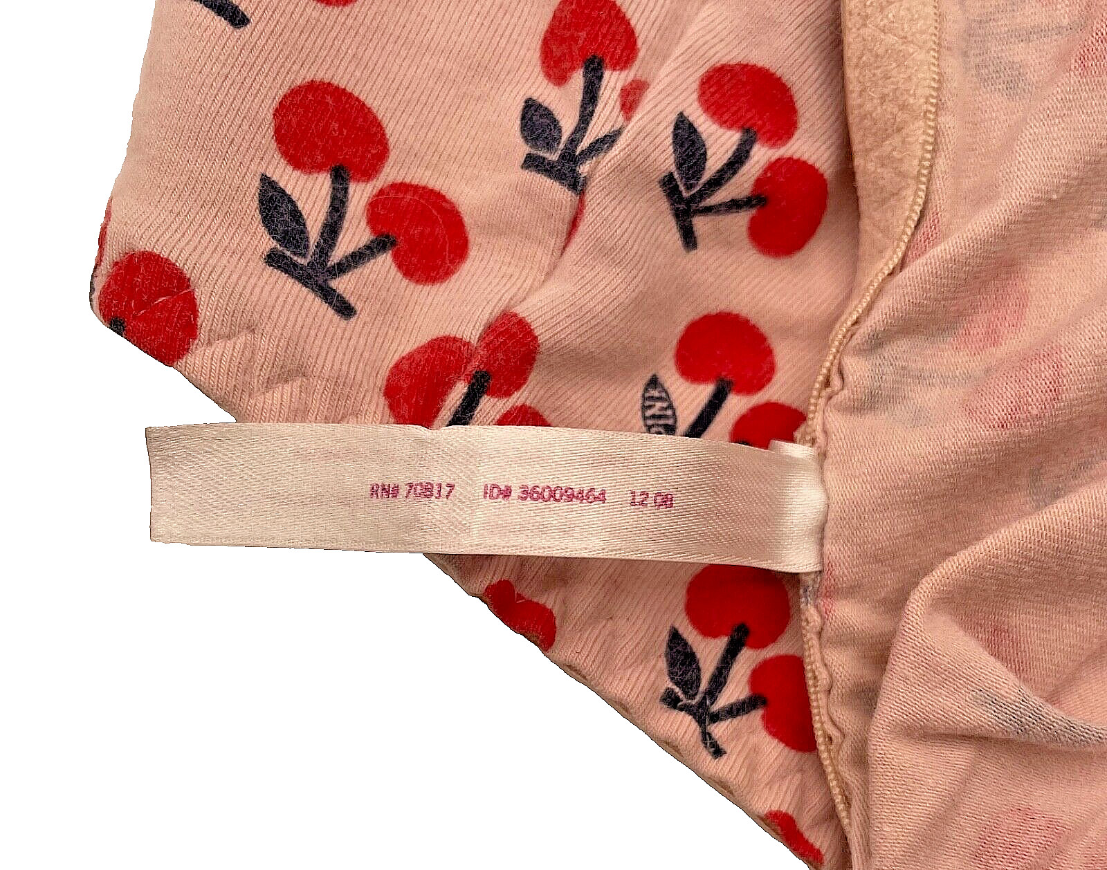 2008 Victoria’s Secret PINK Cherry Print Cotton Extra Low Rise Hipster Pantie XS