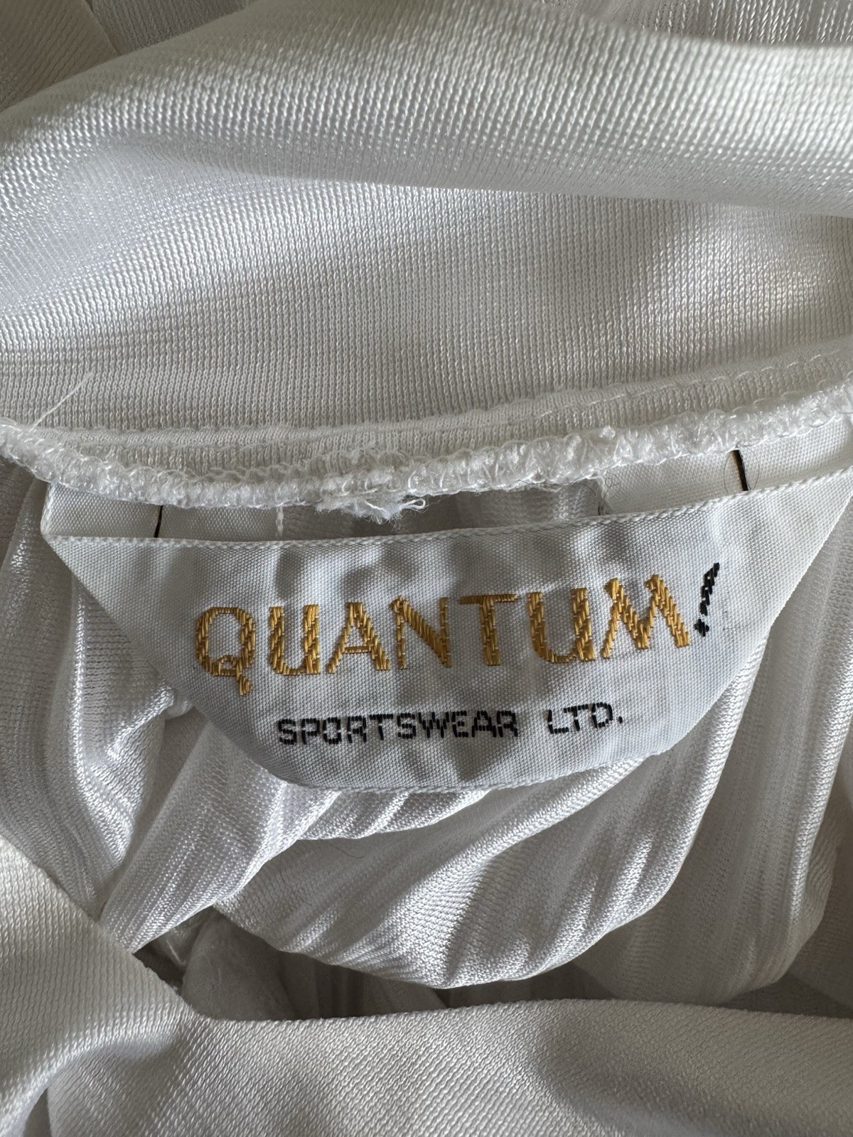Vtg 70s Quantum White Plisse Tennis Micro Mini Dress XS S M Resort Chic Retro