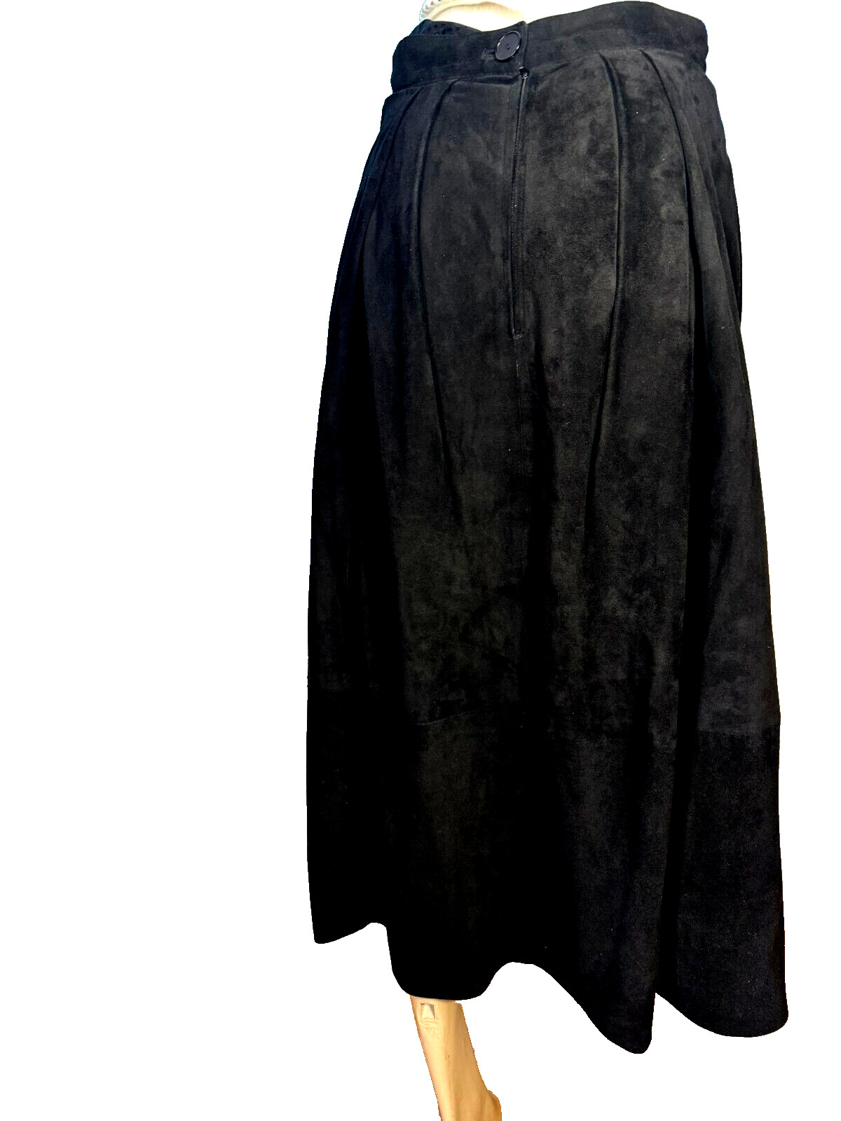 Victorian Suede Jacket Dress by Feiner – Size 38/40
