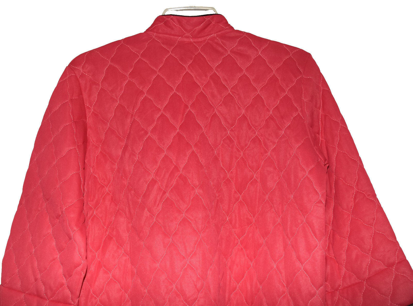 Vintage Carol Brent Rose Pink Quilted Frog Buttons Womens Bed Jacket Size 38
