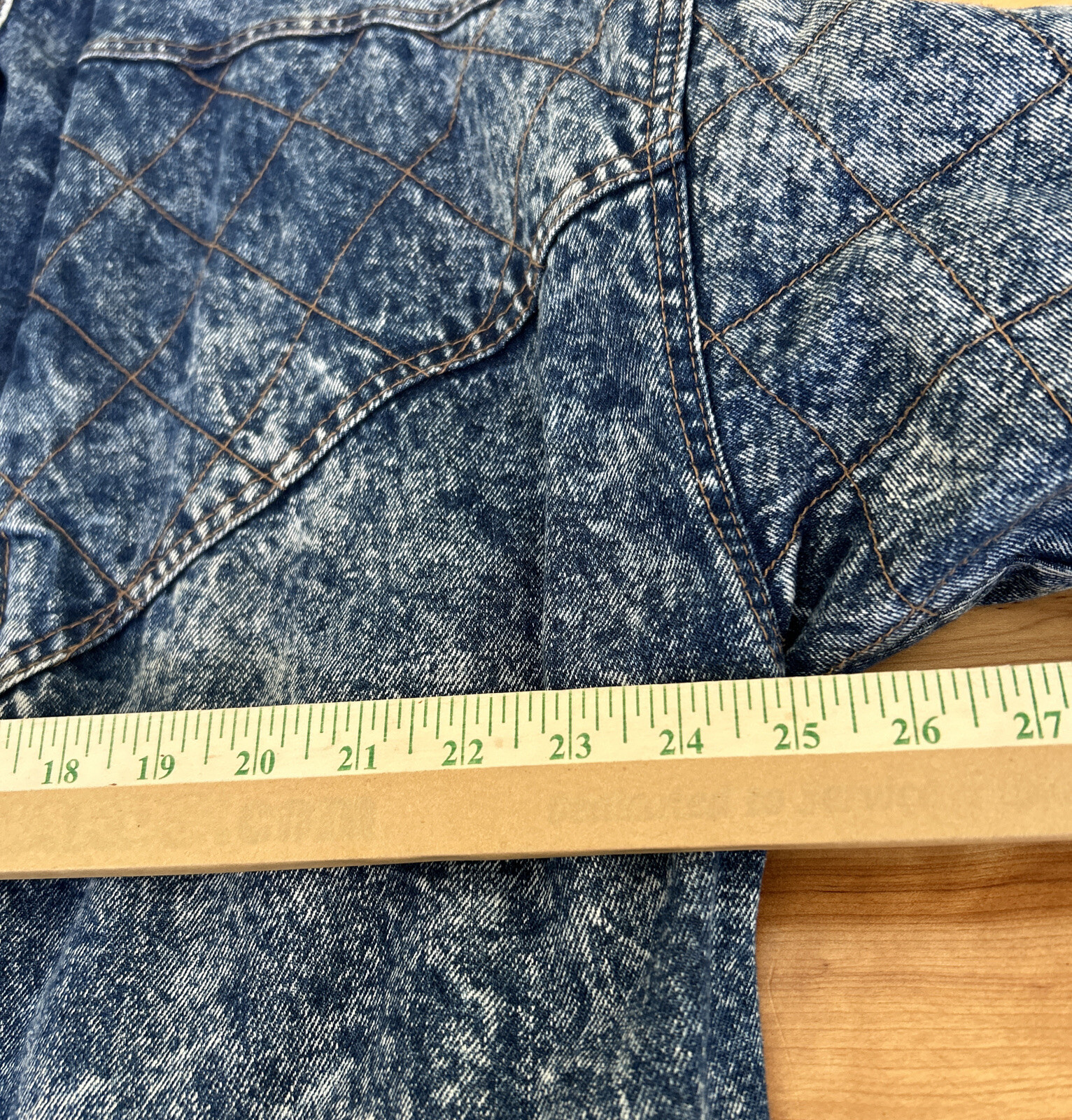 Vtg Y2K Farm Work Lined Warm Denim Farm Jacket Coat Size LG Women’s EUC
