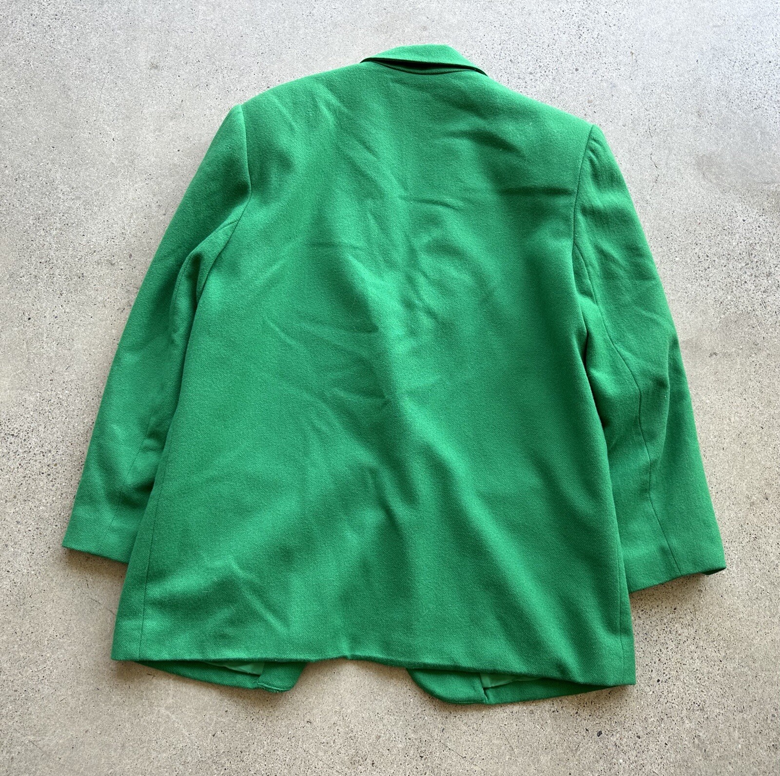 Vintage Savannah 100% Pure Wool Green Gold Button St. Patrick’s Day Blazer Sz 12