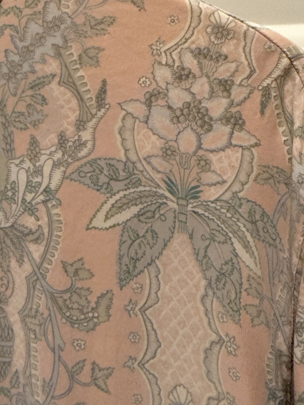 VINTAGE Liz Claiborne Collection 100% Silk Cottagecore Floral Blouse Top Sz 12