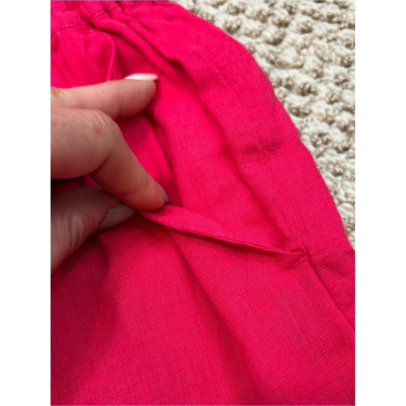 Haute Hippie Brand Double Layer Split Side Seam Wide Leg Pants Size Small
