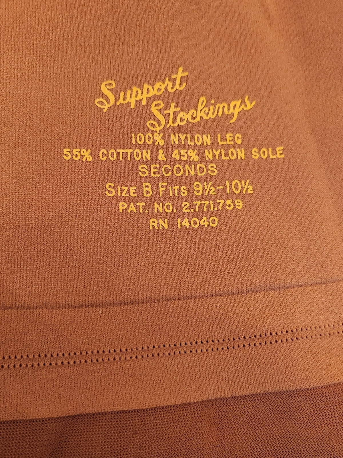 4 Old Vintage Ladies Nylon Stockings Sizes 8 1/2 – 11″ Unused In Pkgs