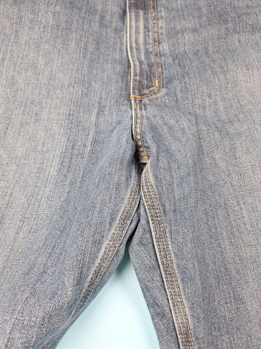 Carhartt Men’s 48×30 Blue Denim Relaxed Fit Straight Leg Work Jeans