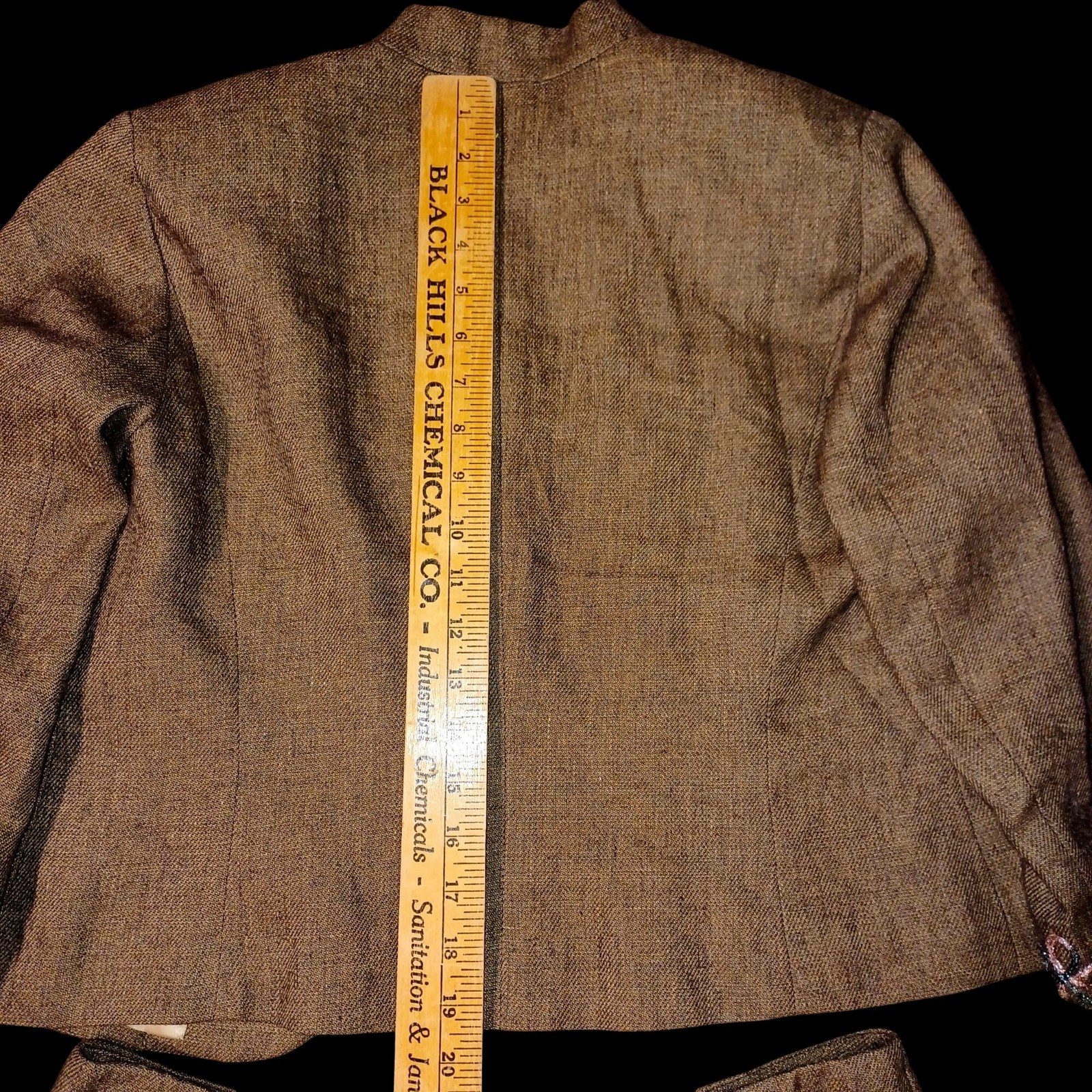 Boho Jacket Skirt VTG Bolero Cropped Matador Wearable Art Womens Size M