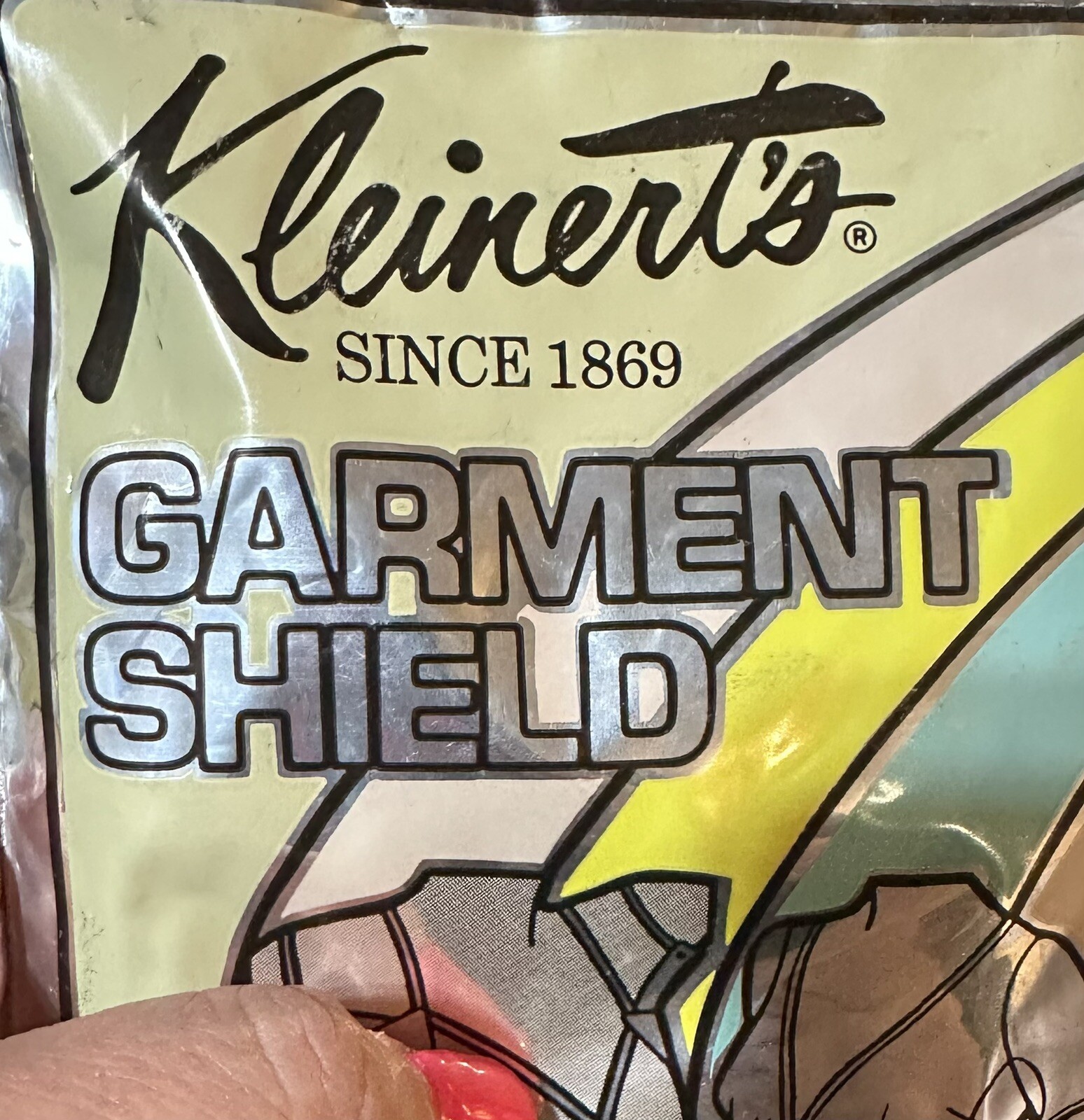 Garment Shields By Kleinert’s LARGE 40 42 White Cotton Vinyl Lined NEW