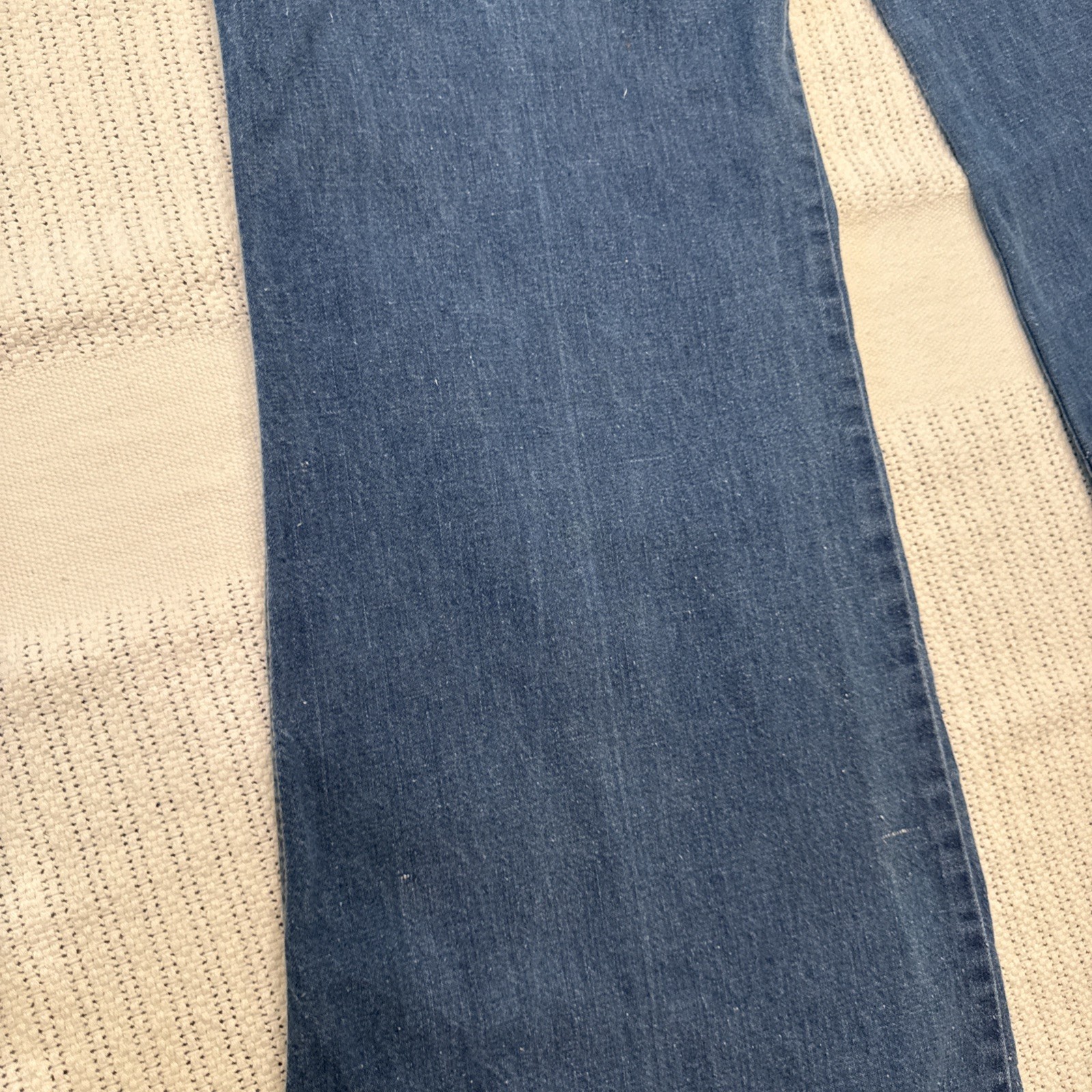 Vintage 70s Rappers Flared Bell Bottom Denim Jeans Women’s 28 X30 Medium