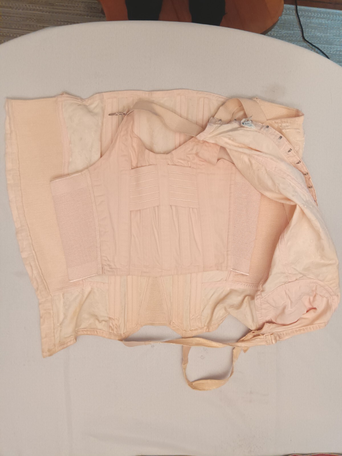 1940s 1950s Vintage Shape wear Girdle And Courset, Pink Floral Undergarments
