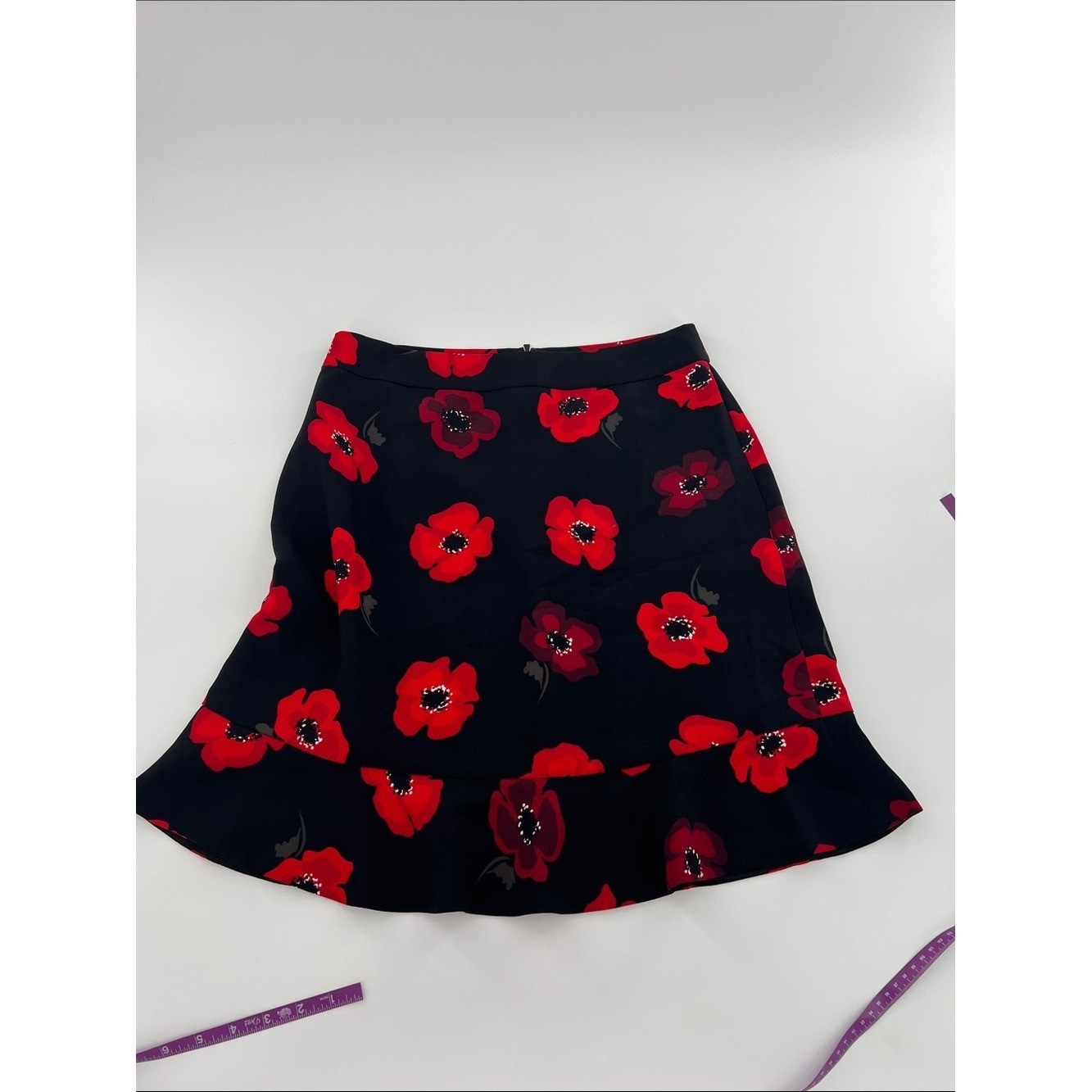 KATE SPADE Poppy Tiered Ruffle A-Line Skirt office feminine 90s basic classic