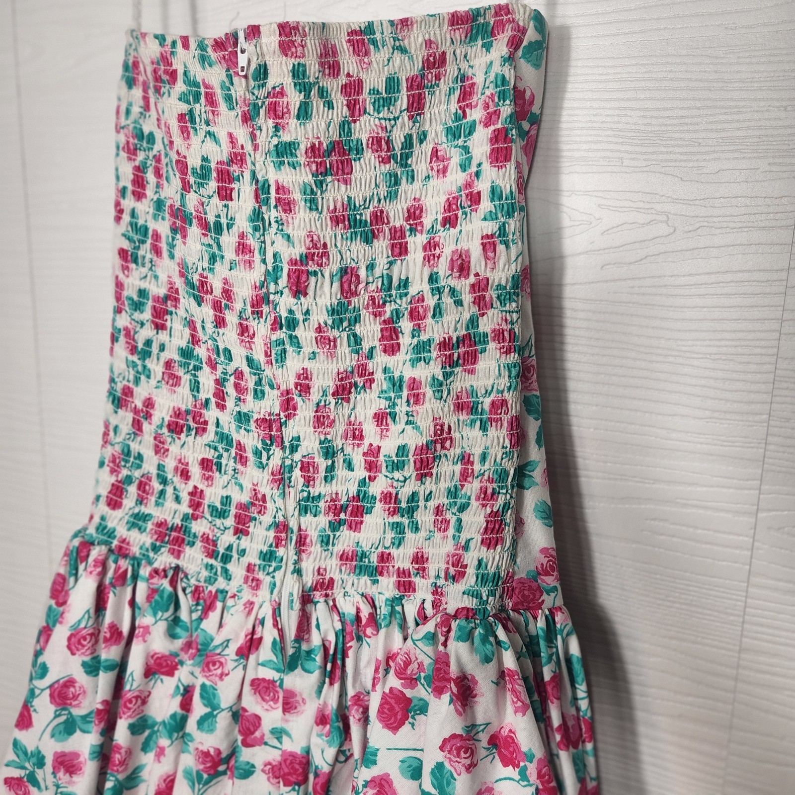 Darling vtg Floral Dress By KATIE MFG Sz 9 / 10, 100% cotton, Jacket Is Homemade