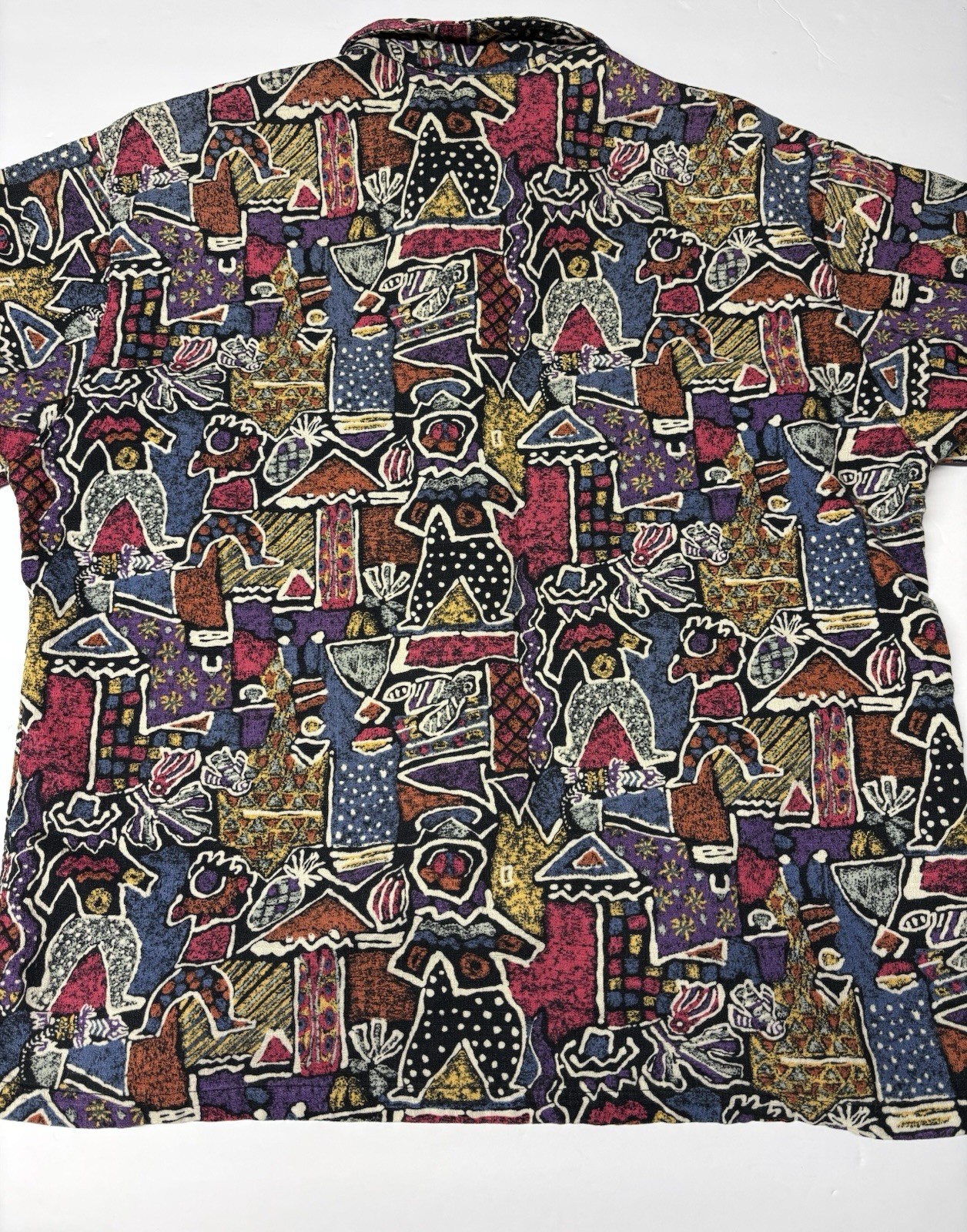 ✅ Vintage Women’s Large Patagonia Aztec Hawaiian Button Up Short Sleeve Shirt