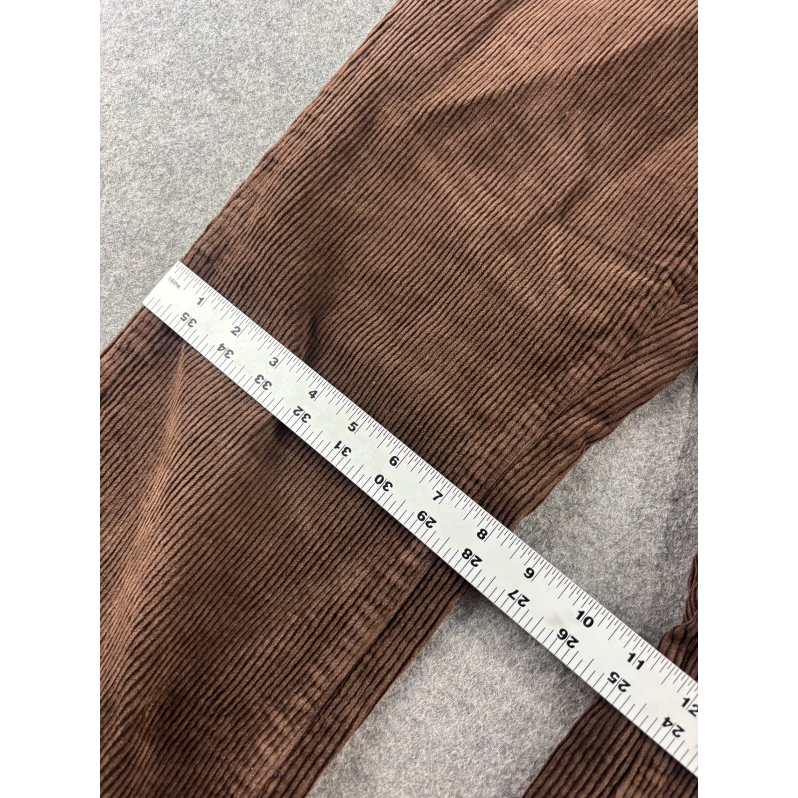 L.L. Bean Brown Corduroy Flared Pants Womens 12 VTG Granola Fall Gilmore Girls