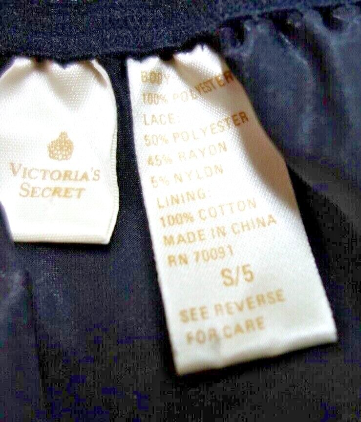Vtg Gold Label Victoria’s Secret Panties Satin Lace S Wet Look Chiffon Panel