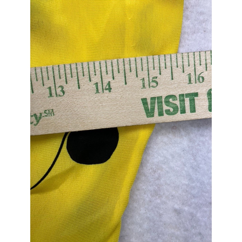 Sterling Silver Vintage Yellow Polka Dot Ruffle Hem Midi Dress Womens 0/2 80s 90