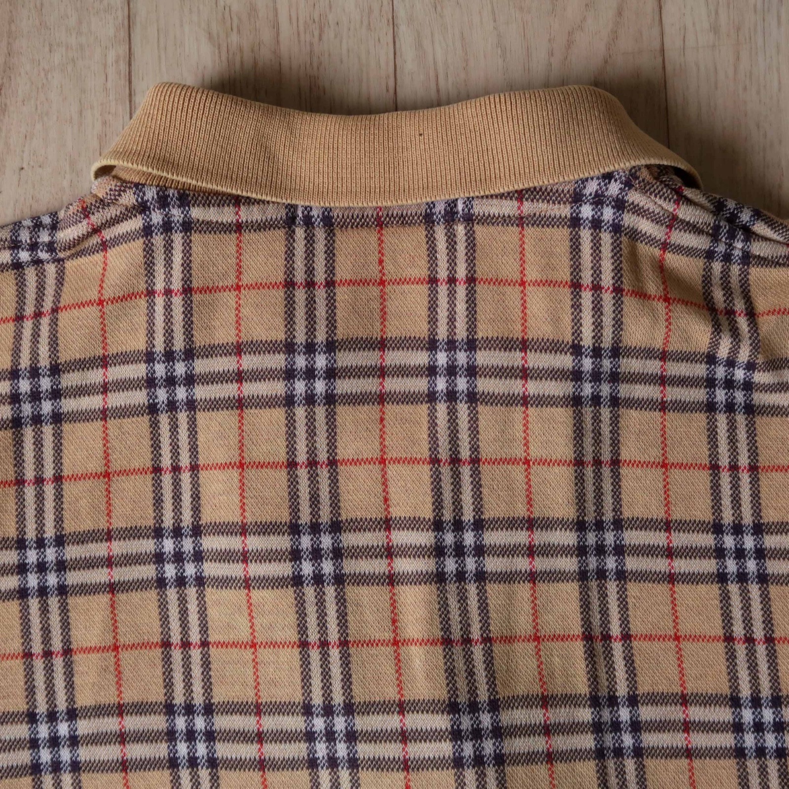 Vintage 90s OG Burberry Nova Check Polo Dress