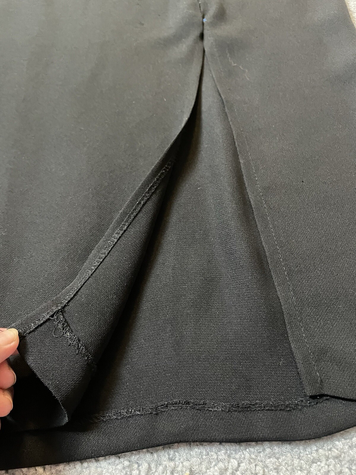 70s Formal Slip Midi Dress 2XL Black Eveningwear Whimsigoth Minimalist Cocktail