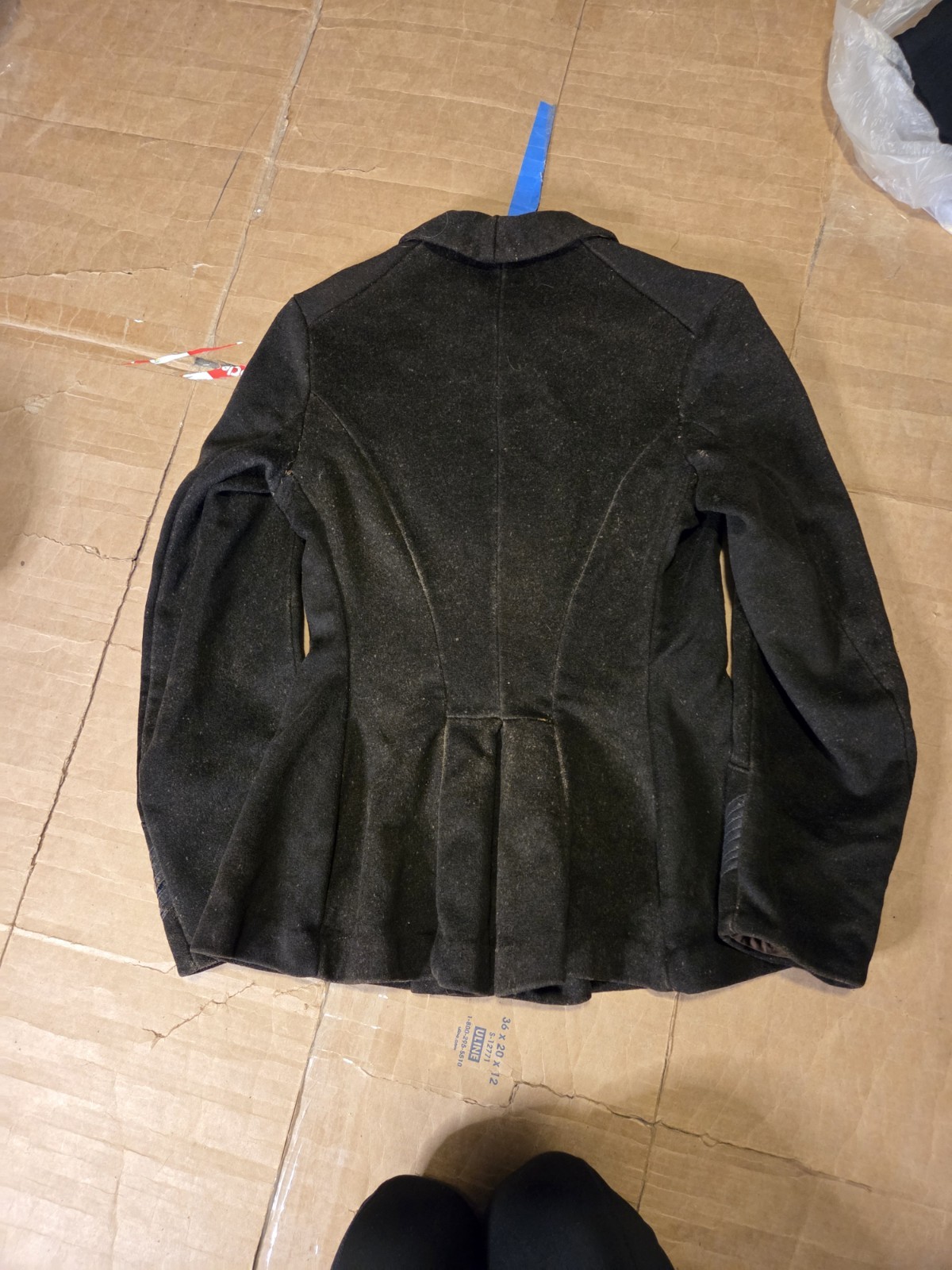 Antique Victorian Woman’s Military Style Overcoat w/ Oringal Buttons