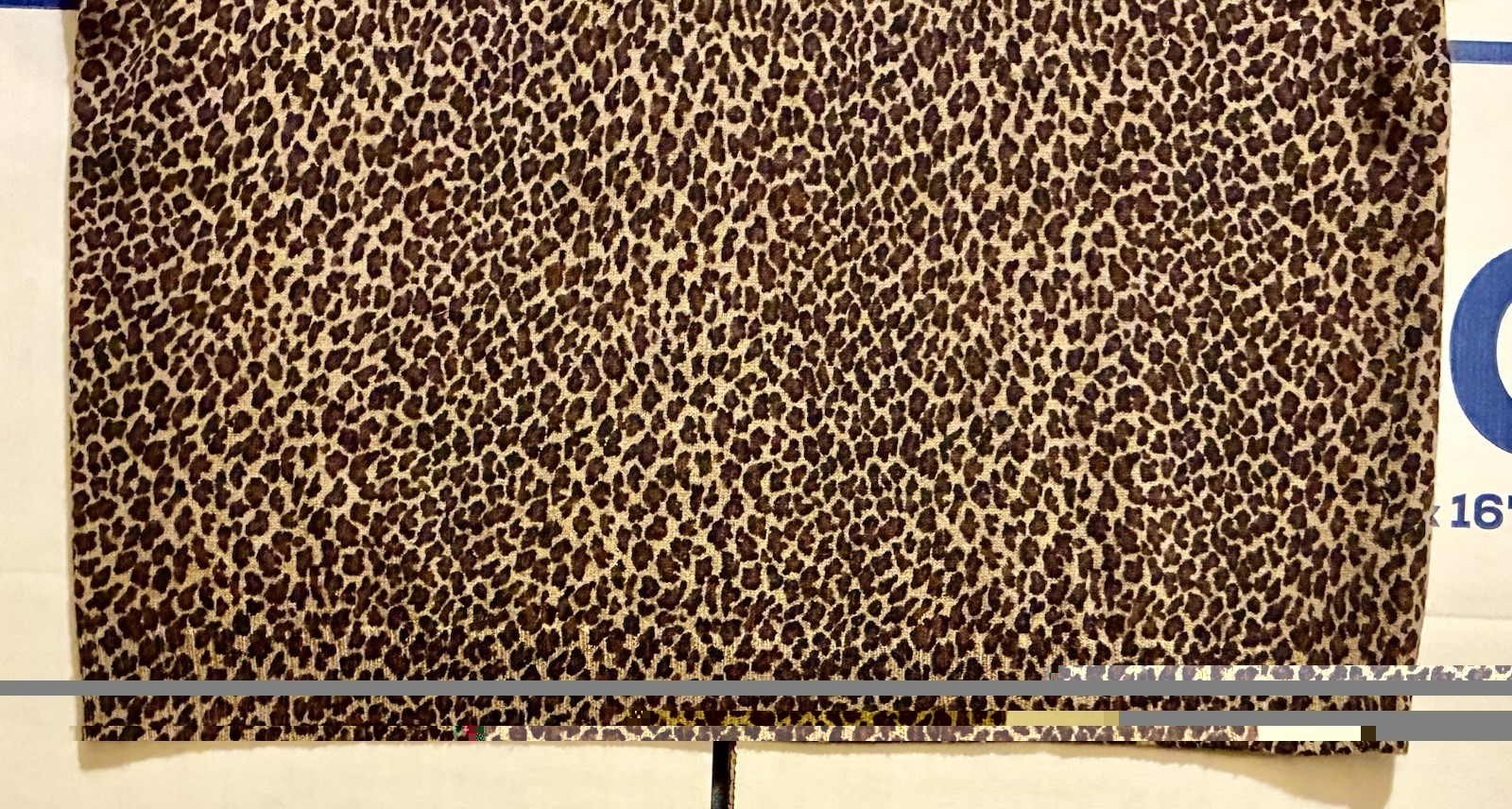 JENNIFER MOORE VINTAGE 1980S LEOPARD PRINT LONG SLEEVED WOMENS BLOUSE