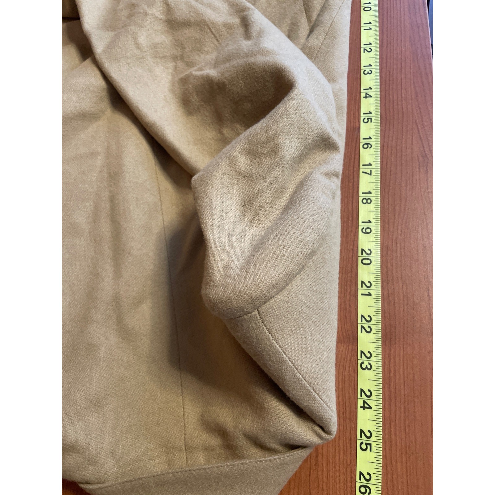 Gordon of Philadelphia Women Blazer Vintage 100% Wool Two Button 10 Tan Camel