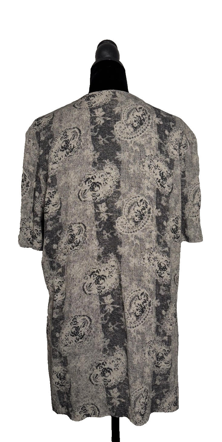 Vintage R&M Richards by Karen Kwong Jacquard Frog Closures 1980-1990 Retro Top