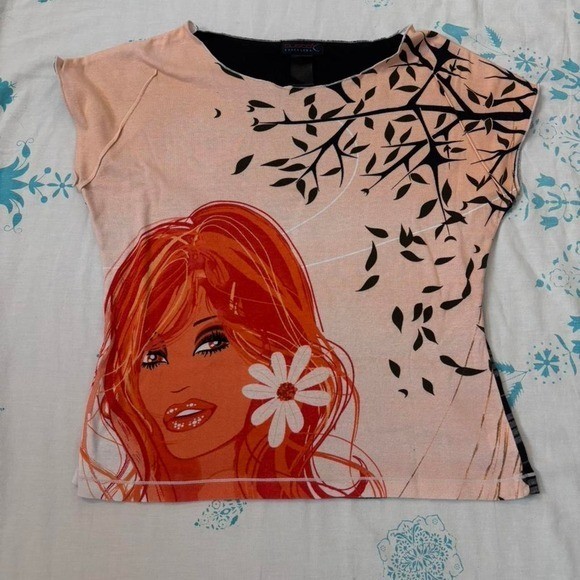 Vintage Grail Custo Barcelona Face Top