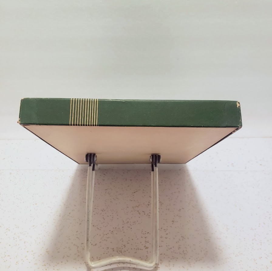 VTG 1930s Art Deco Hosiery Box Full Fashioned Stocking Display Scottie Dog Green