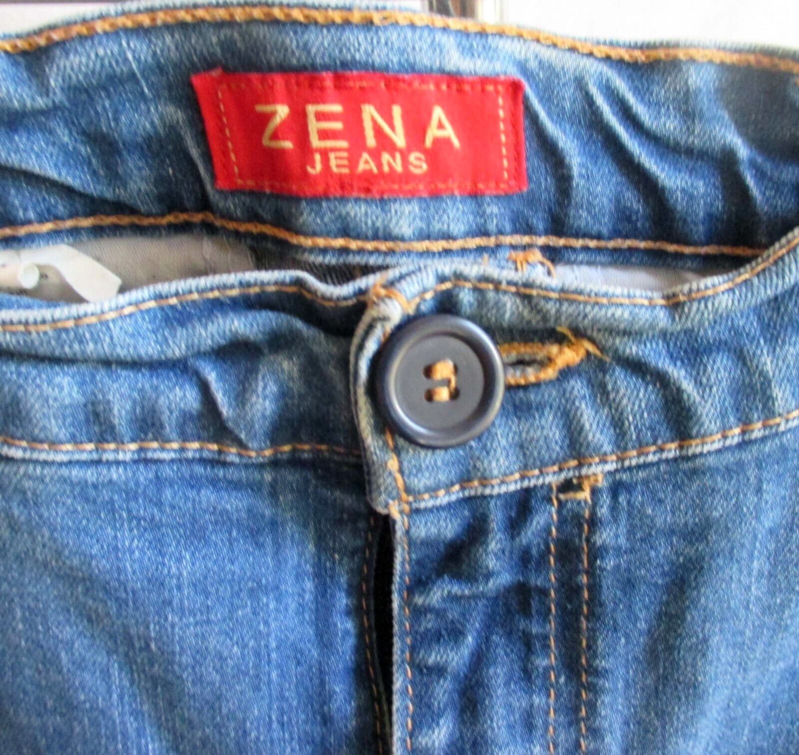 12 32×32 Zena Denim Jeans Arrowhead Loops Rancher Wife Vtg 80s ZENA INDIGO