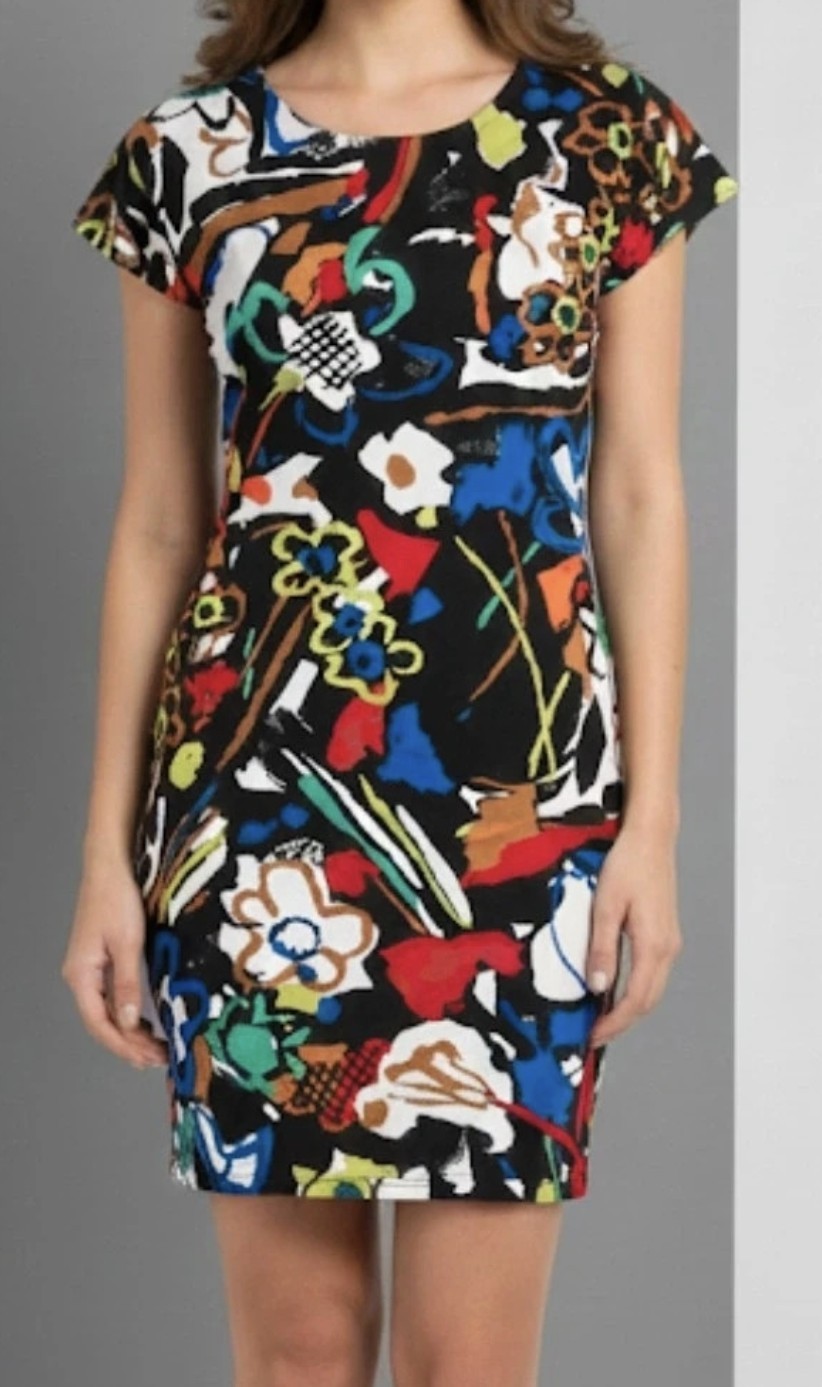 RARE MISSONI WOMEN’S Vintage Front Line Dress Beautiful Short Signed Missoni