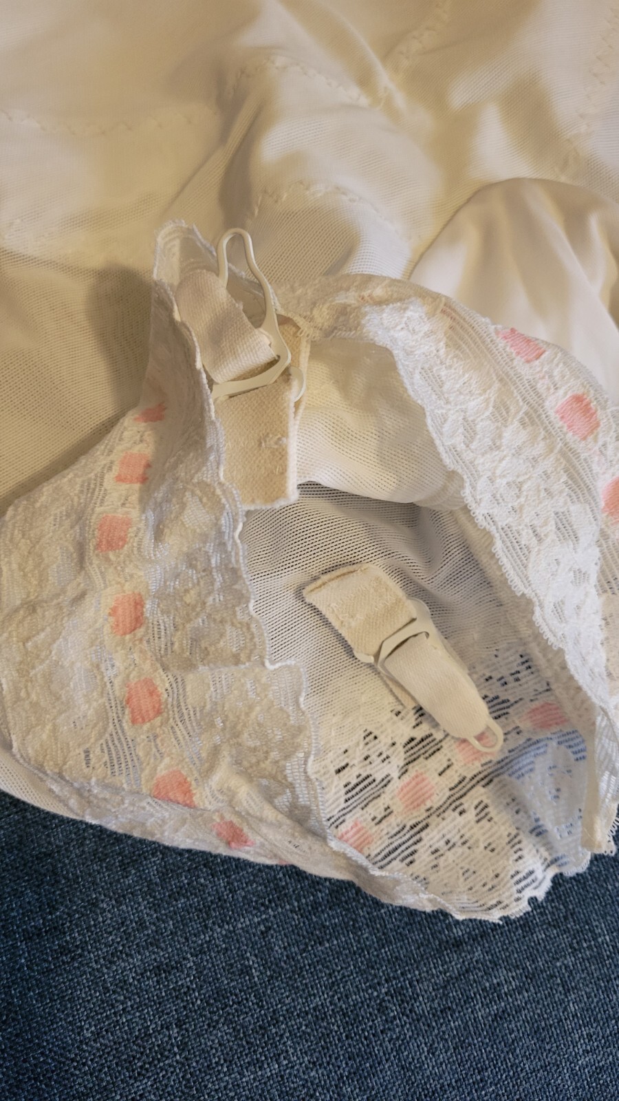 Vtg 60s Sculptress Short Panty Girdle Clips Petite Sz 0 White 24″ Boudoir PinUp