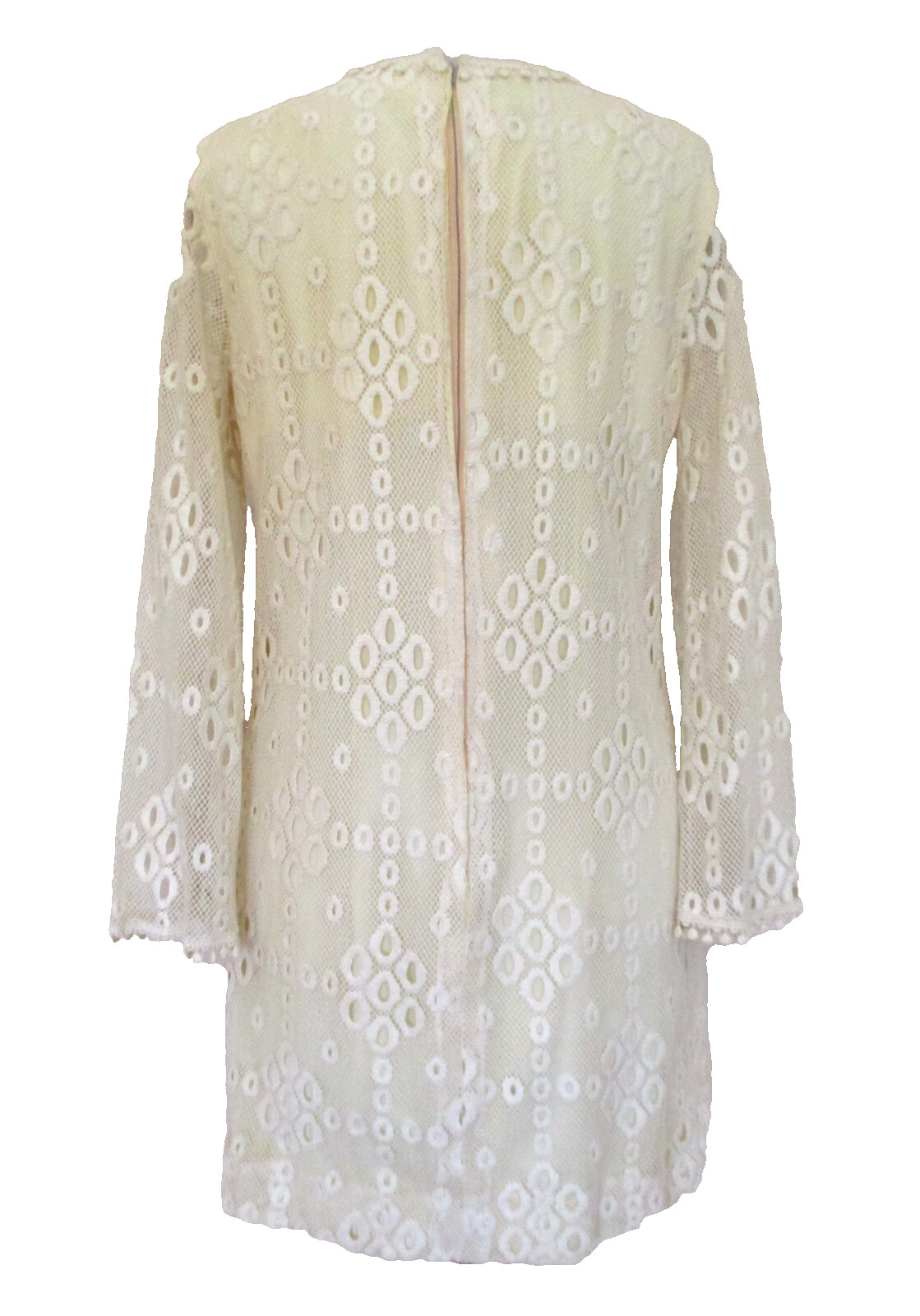 Vintage 60s Junior Sophisticates Originals Ivory Lace Dress S/M Women