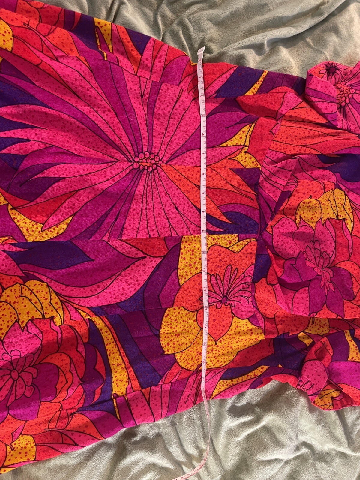 Sun Fashions Of Hawaii Honolulu Colorful 1970 1960 Dress Groovy Vintage Medium