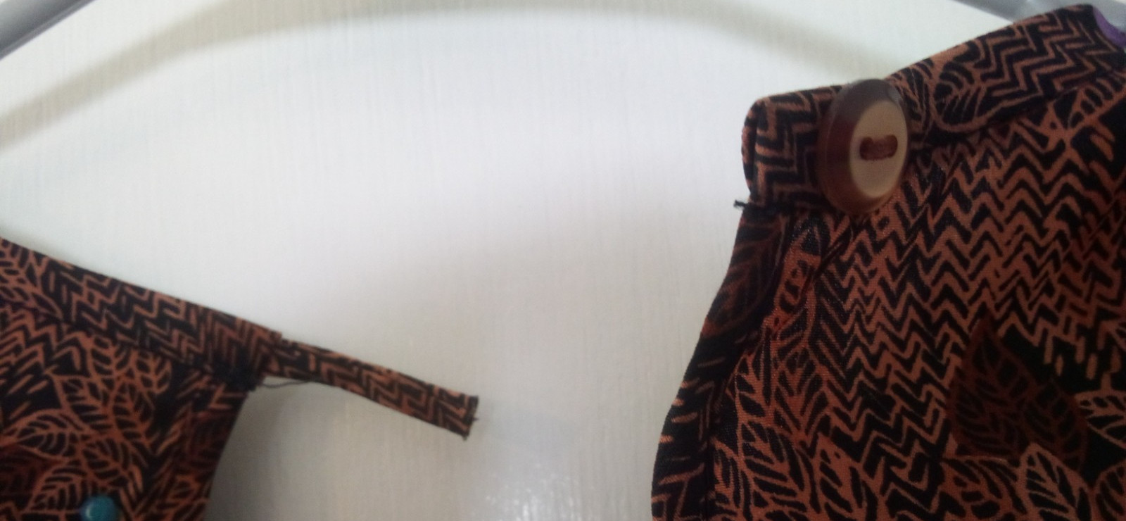 Women’s Vintage Bird-Pattern Blouse by Alex Colman Sportswear