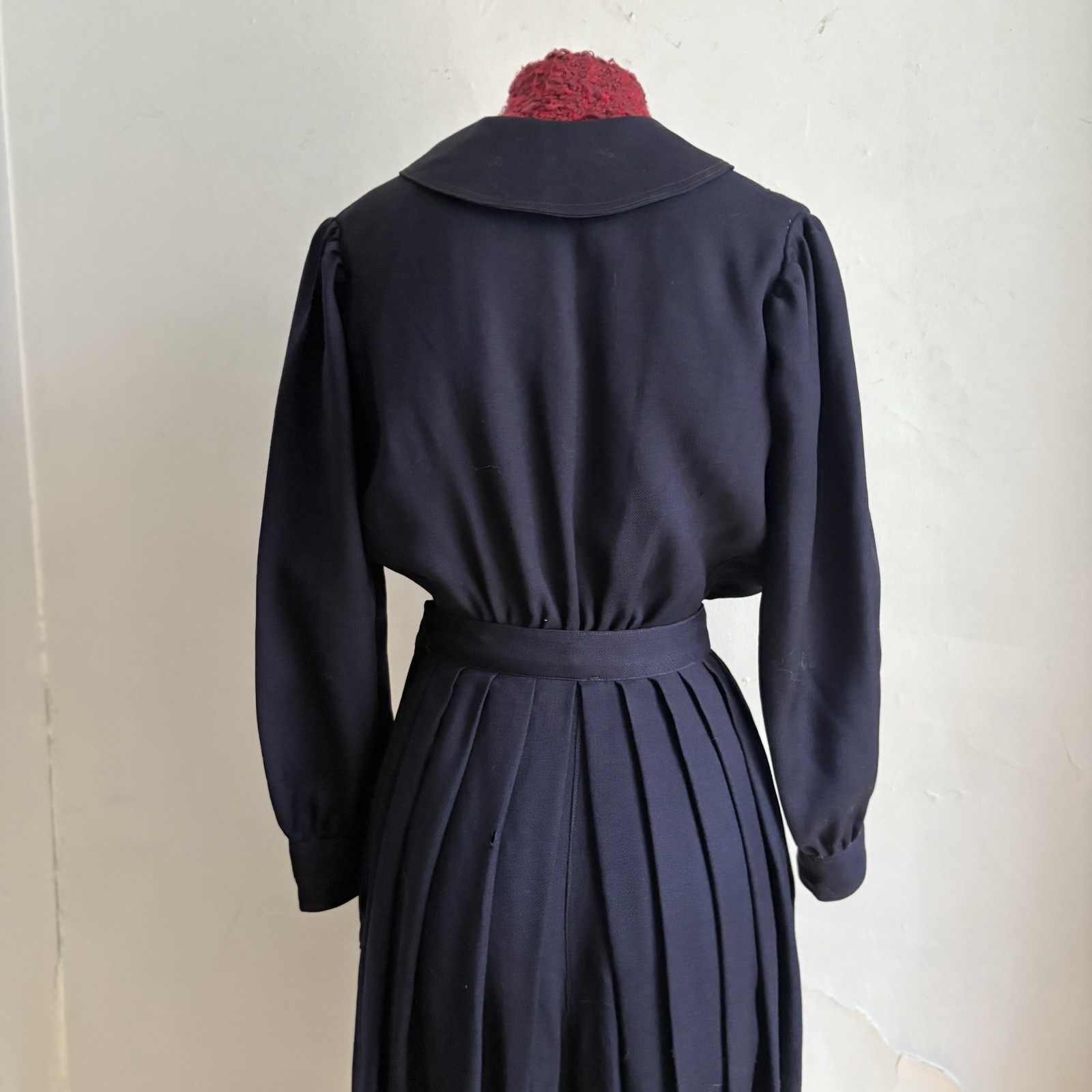 Antique Edwardian Blue Wool Gym Suit Jumpsuit 1911 Vintage Sports