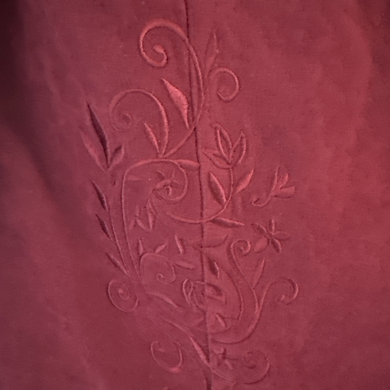 Vtg Miss Dorby Burgundy Wine Velvet 2 Piece Set Dress & Jacket Sz 14 Shoulderpad