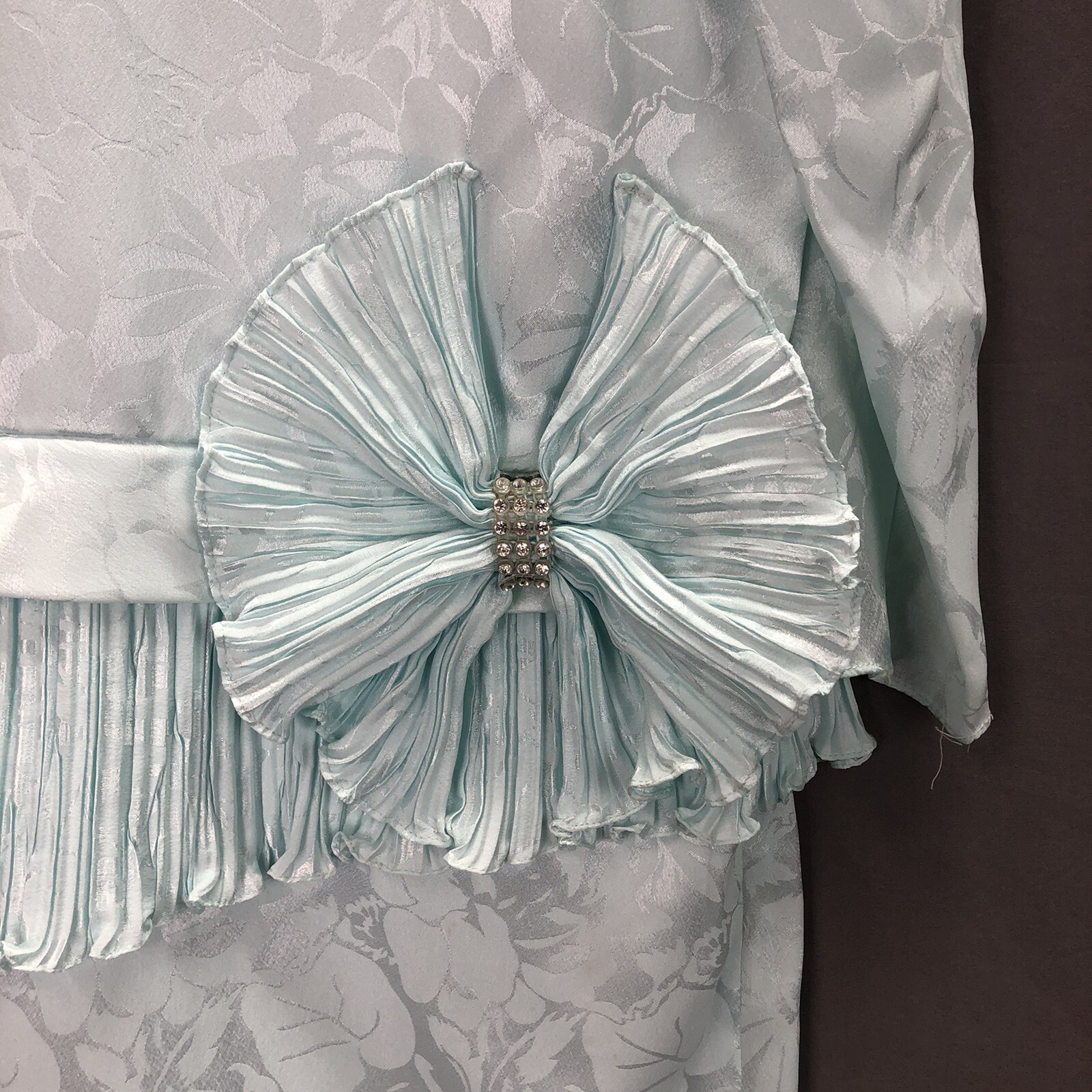 VINTAGE MICHAEL MARCELLA LTD BARBARA CHODOS PALE BLUE FANCY DRESS SIZE 12