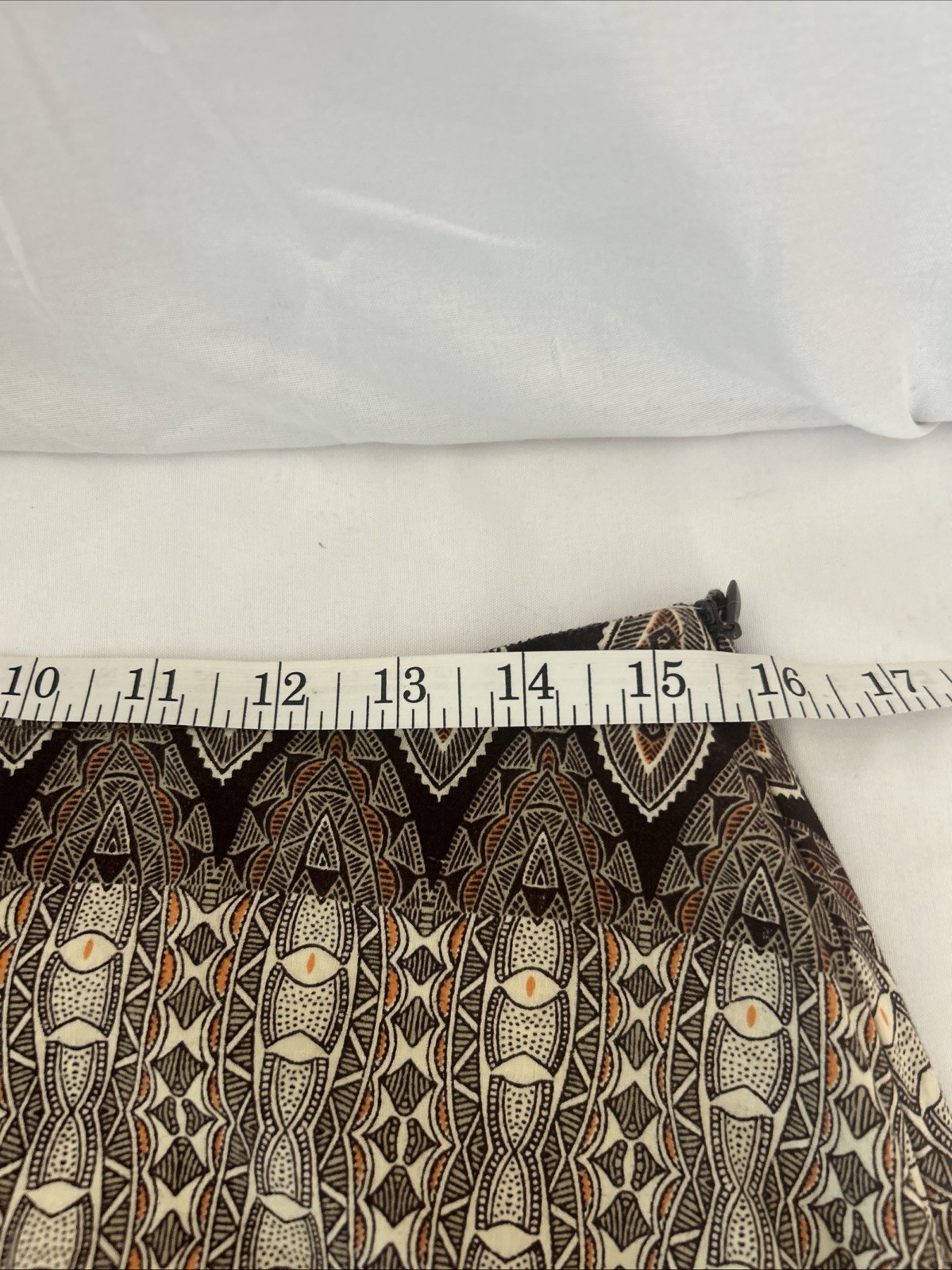 Vintage Esmeralda Fashions Southwestern Print Tiered Midi Skirt Size-M.