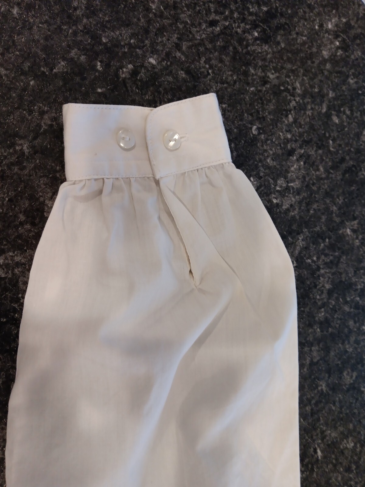 Mr Witt Vintage 70s Prairie Style Ivory Blouse Cutaway Embroidered Collar Sz 10