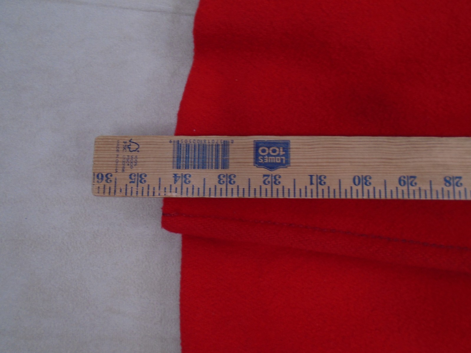 Vintage 80s Betty Rose Red Wool Peacoat Size Small Golden Buttons Double