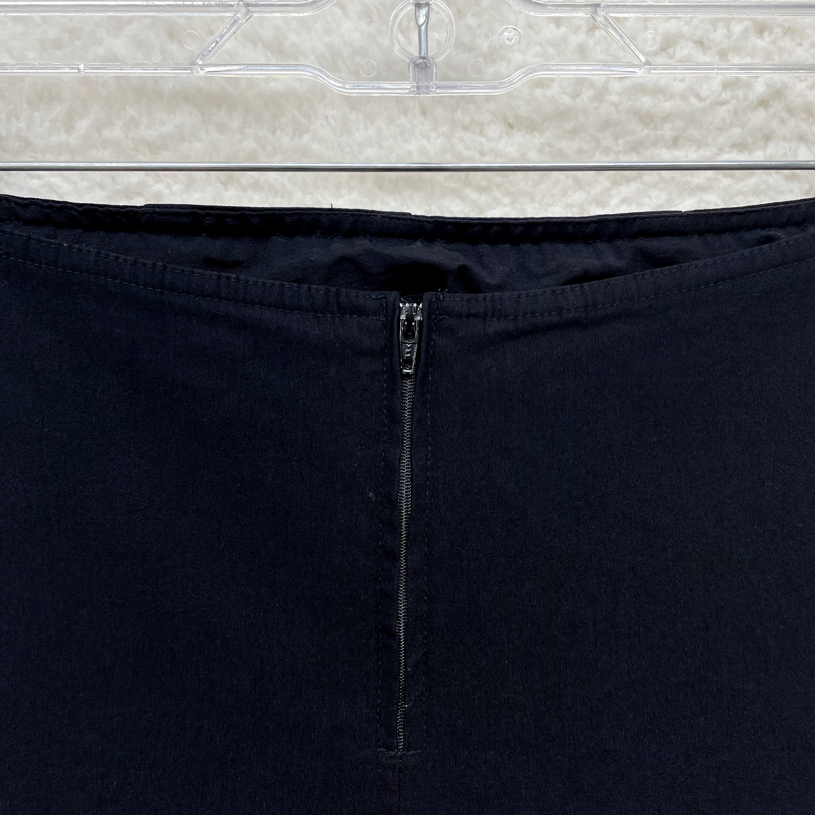 Y2K Vintage Miss Me Trousers Pants Slacks 4 26 Black Front Zip Corpcore Office