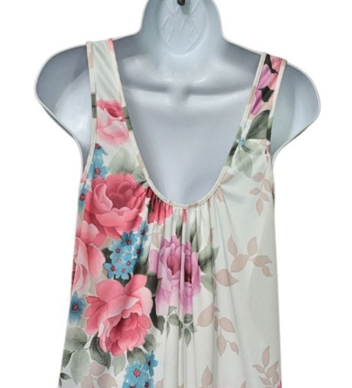 Vintage 60’s Travel-Lite By Boutique Gown M Colorful Fun USA Roses